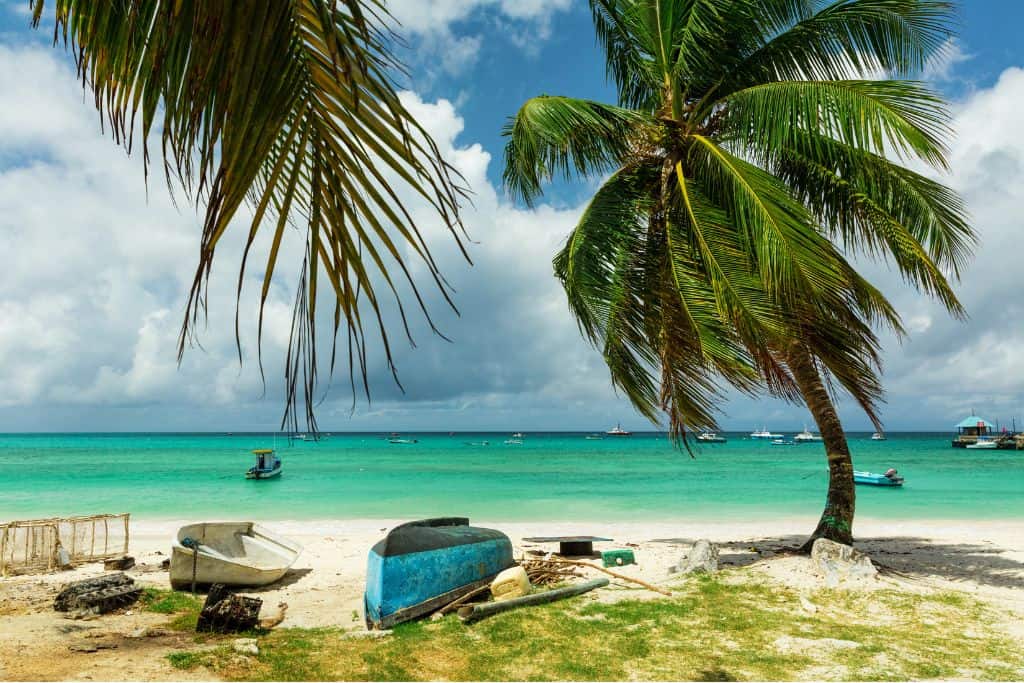 Beach view near Oistins, Barbados