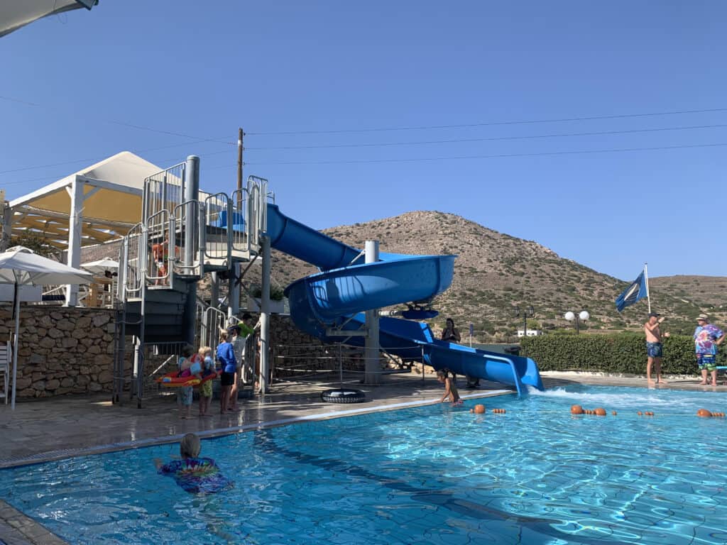 Dolphin Bay Family Resort, one of the best places to stay in Syros.