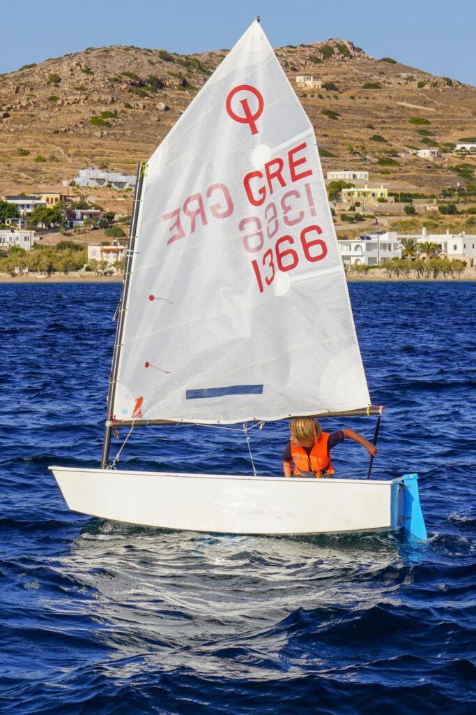 Boundless Life worldschool community sailing class in Syros Greece.