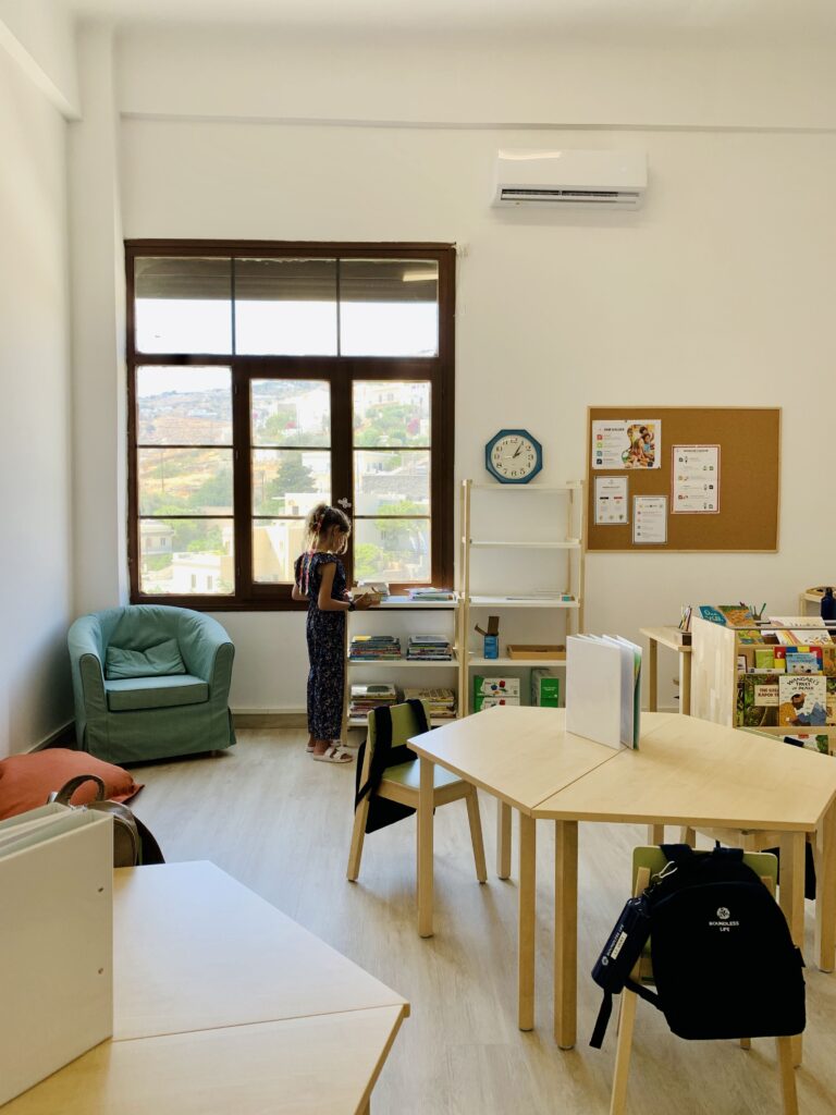 Boundless Life Syros school classroom