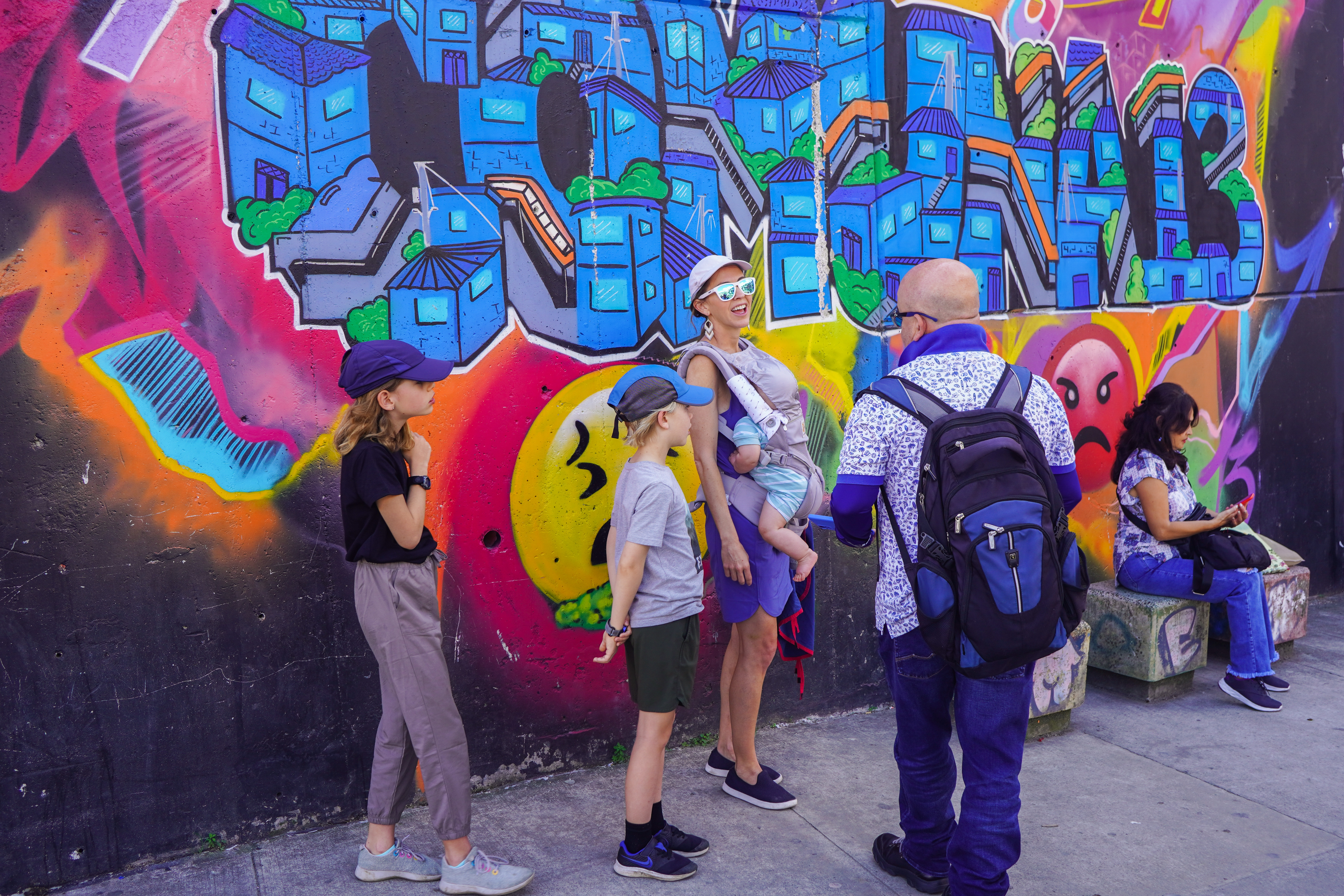 Comuna 13 graffiti tour in Medellin Colombia