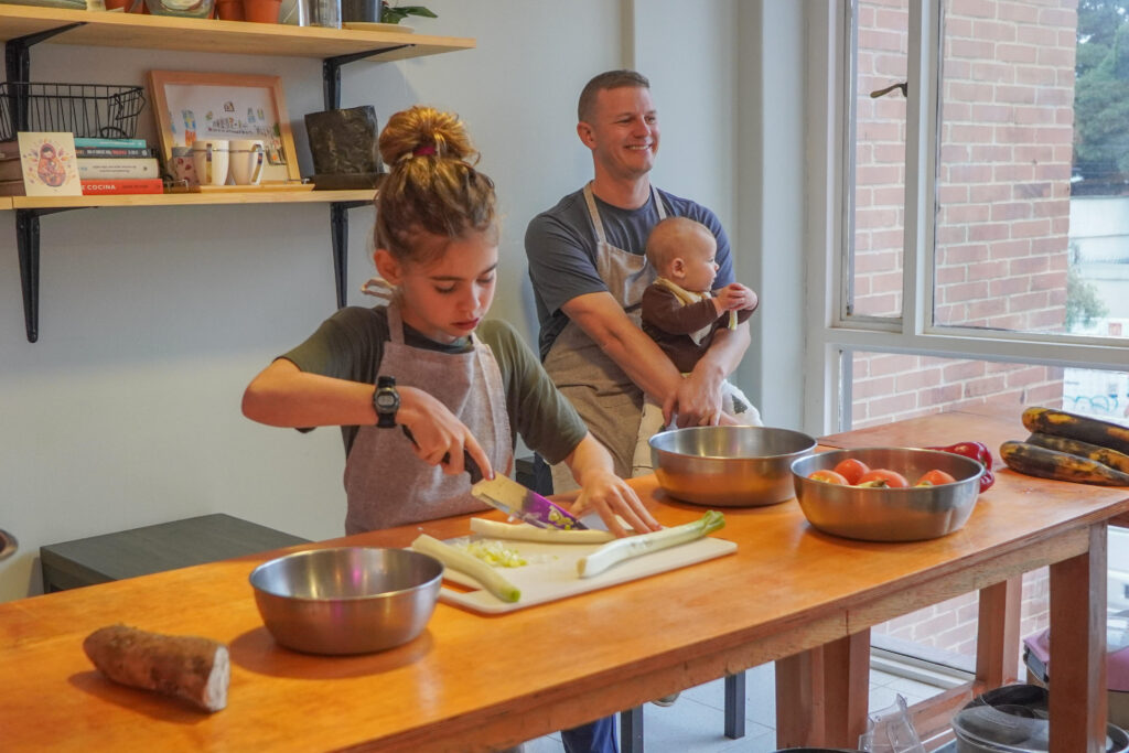 Cooking class in Bogota is a fun way to learn about traditional food in Colombia.