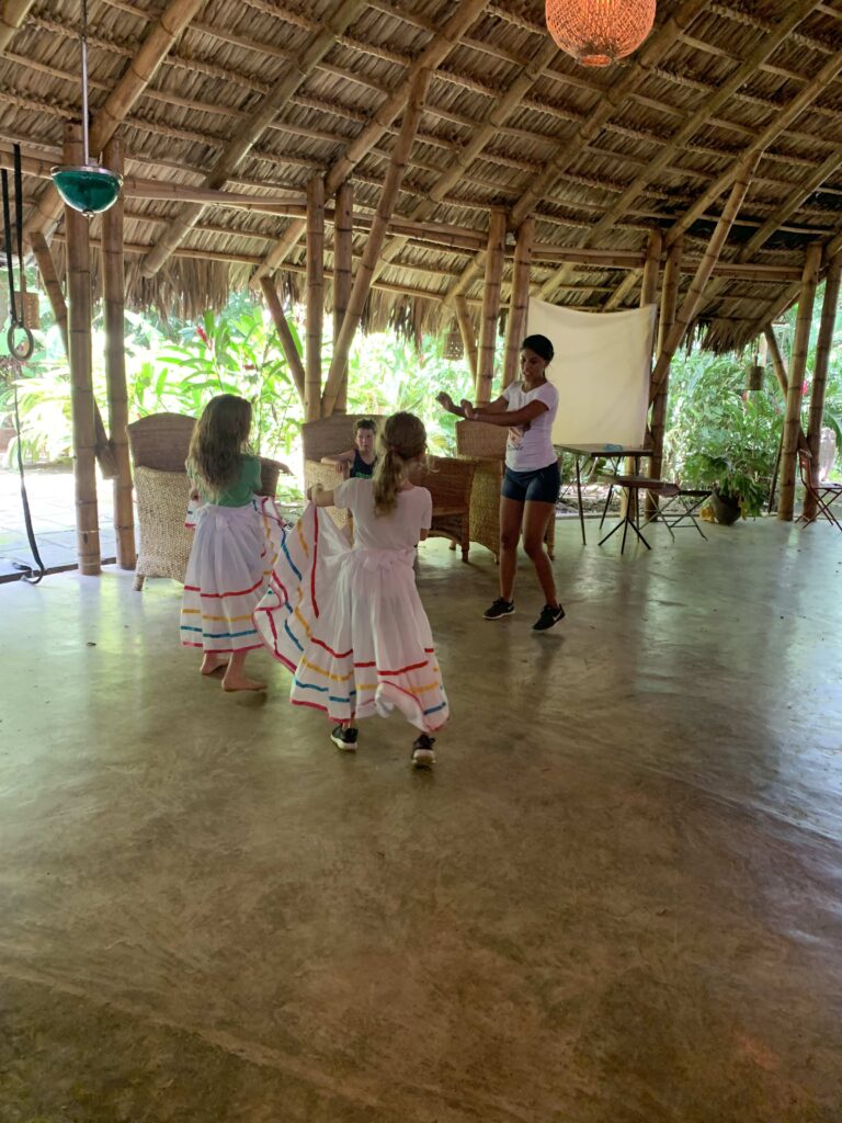 Local dance lessons at Nica World School, a pop up worldschool in Nicaragua.