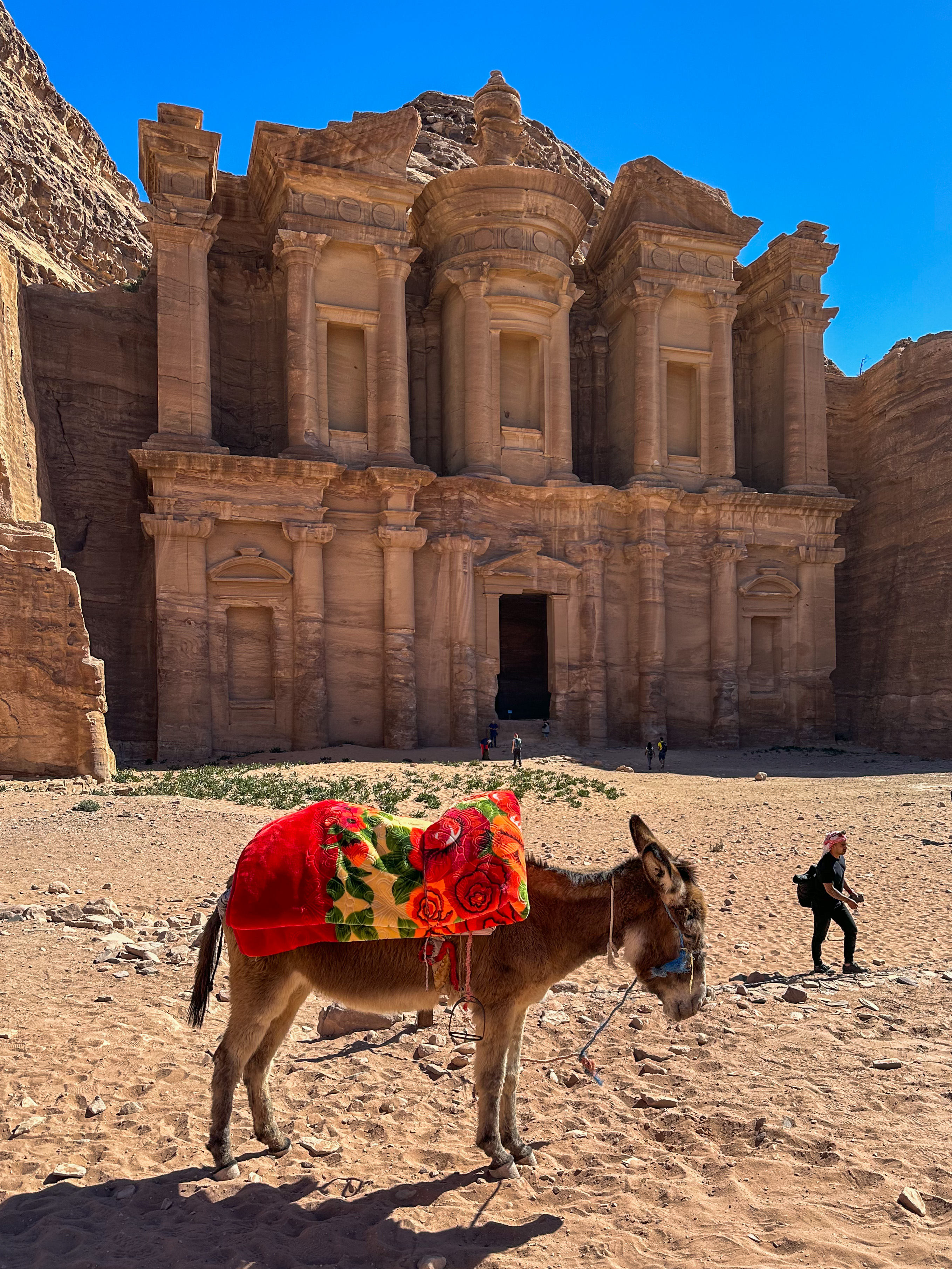 Arriving from the back entrance to the Monastery from Little Petra allows you to arrive before the crowds.