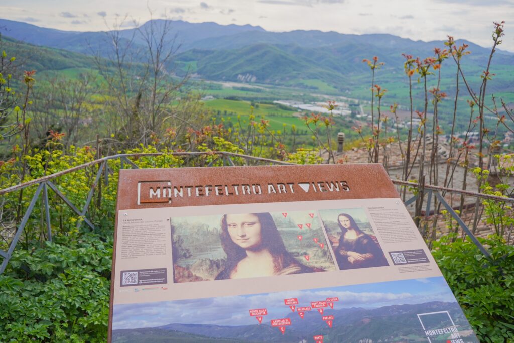 Pennabilli is the Italian town where the backdrop and landscape of the Mona Lisa was inspired. 