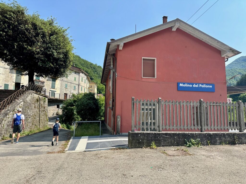Arrive at Molino del Pallone train station, just 45 minutes from Pistoia Italy.
