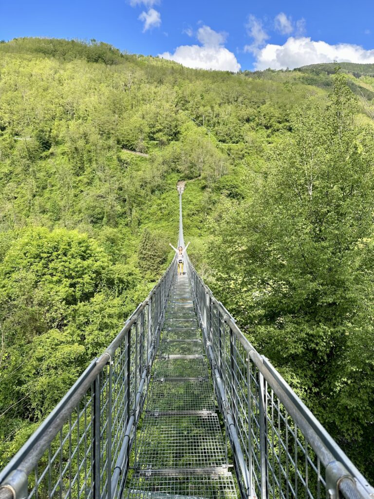 One thing to do in Pistoia Italy is to drive to the Suspension Bridge about 40 minutes from the city!