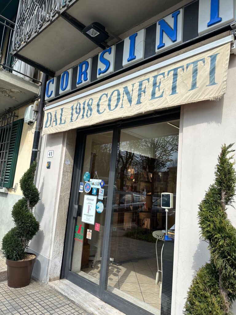 This is the oldest and most famous candy shop is a perfect place to grab a treat when eating in Pistoia.