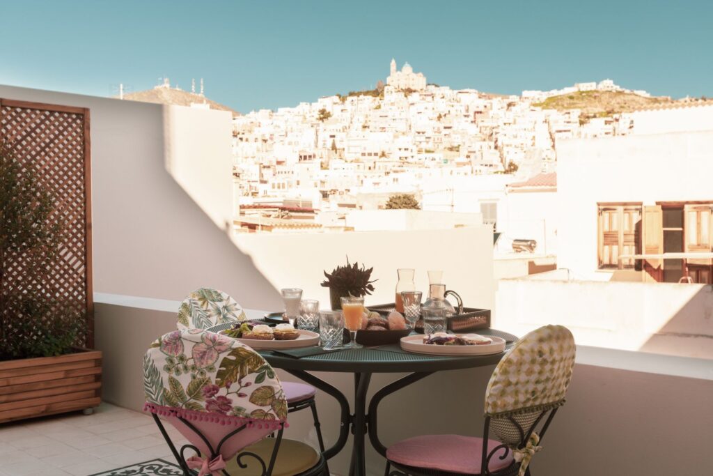 Castro Hotel in Ermoupolis Syros is the perfect location to walk to everything in town!