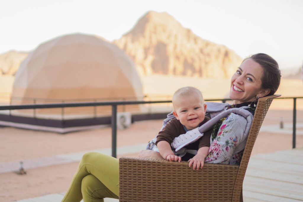Yes you can worldschool with a baby as we are doing here in Wadi Rum Jordan. 
