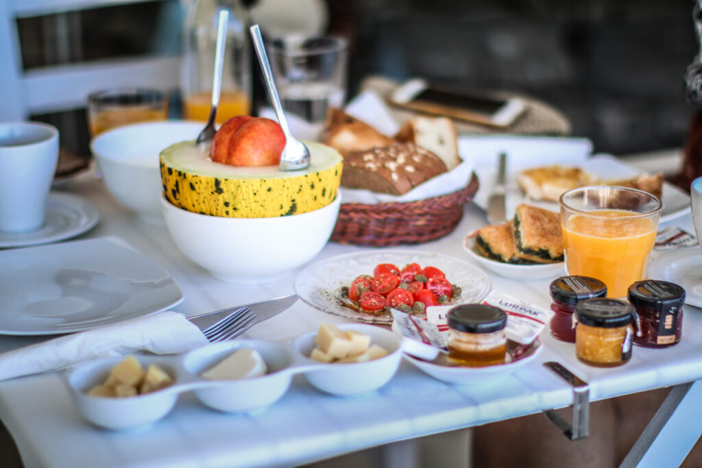Pino Di Loto breakfast is a favorite among guests staying at this hotel in Syros Greece. 