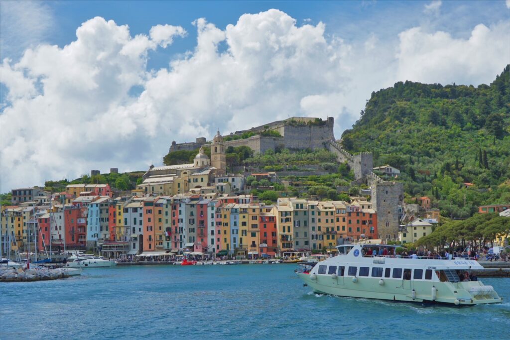 Portovenere is a picturesque town in Tuscany on the coast and less crowded than Cinque Terre. 