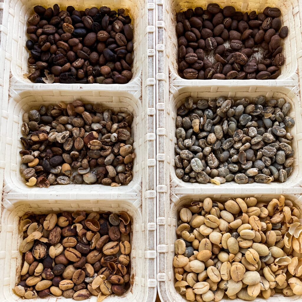 Six roasting stages of coffee bean roasting will most likely be part of your Medellin coffee tours. 