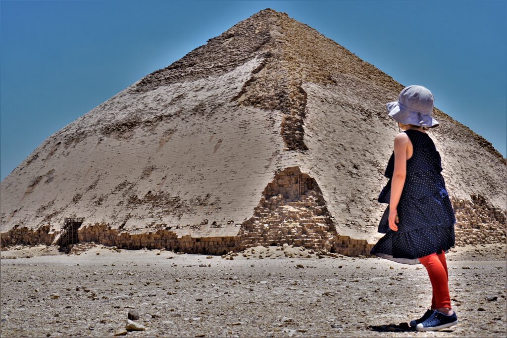 Experiencing the world first hand at the pyramids of Egypt helps explain the concept behind worldschooling.