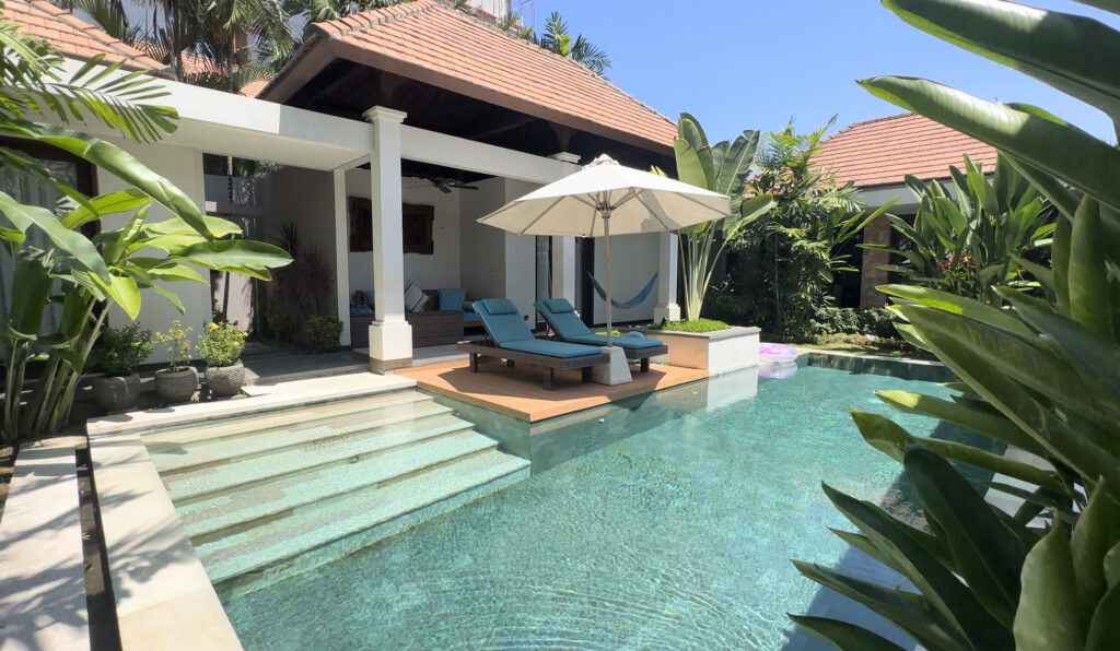 We opted to find our own villa during our stay in Sanur, as Boundless Life didn't have many accommodation options in Bali at this point.